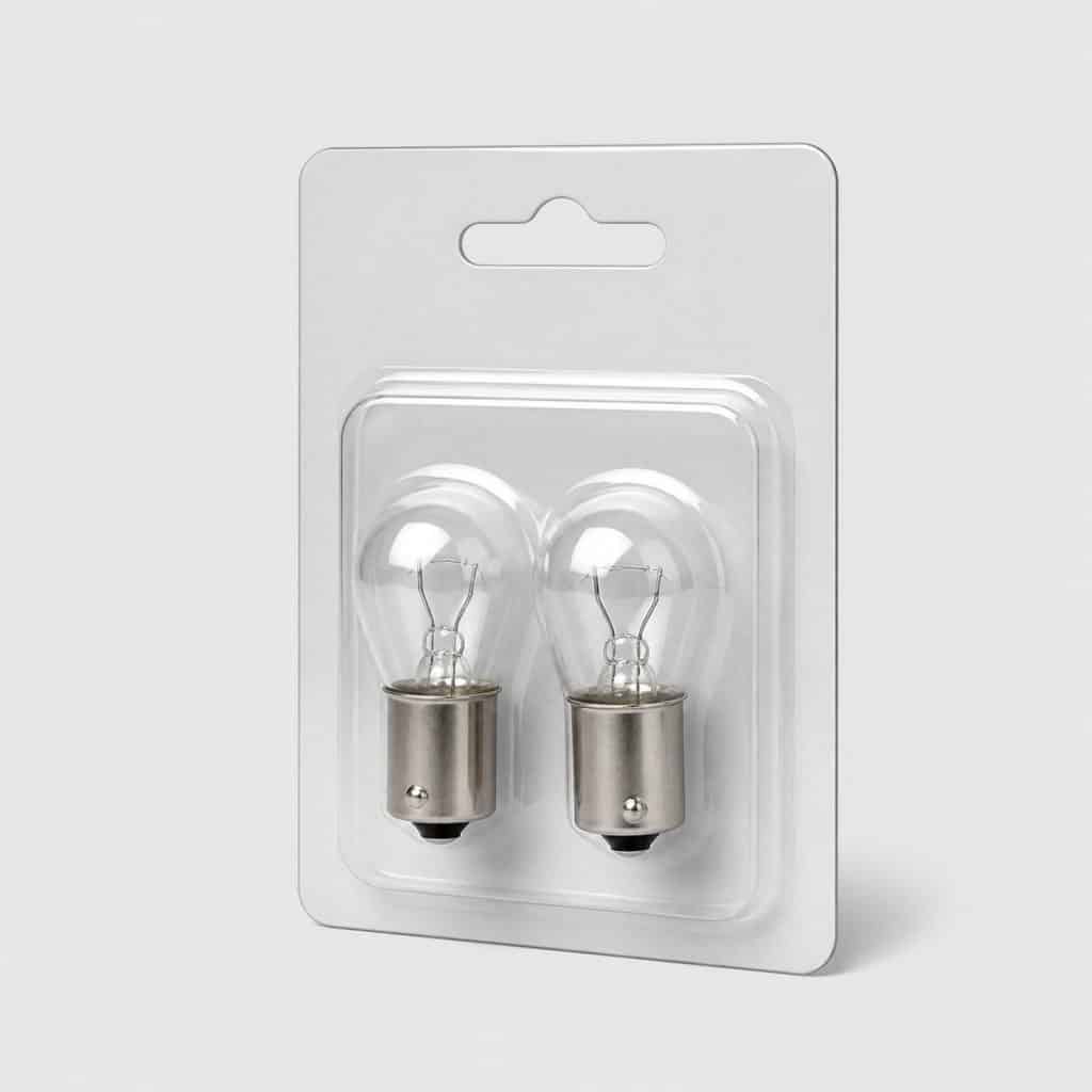 Ampoule feu stop et position P21W, lot de 2