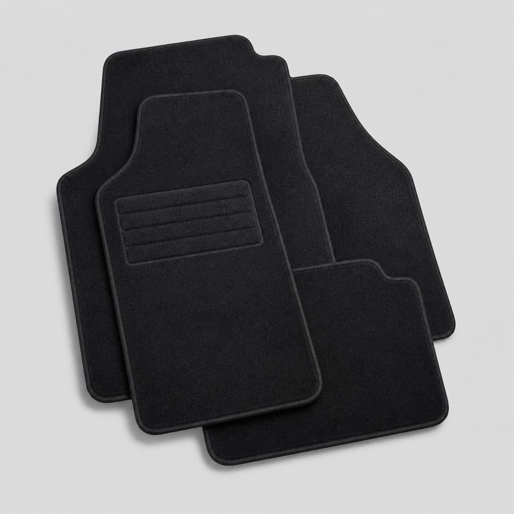 Jeu de 4 tapis de sol universels en moquette