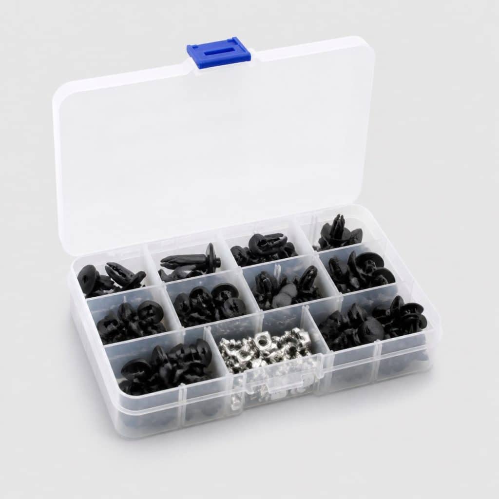 Kit de clips et fixations pour grille de calandre