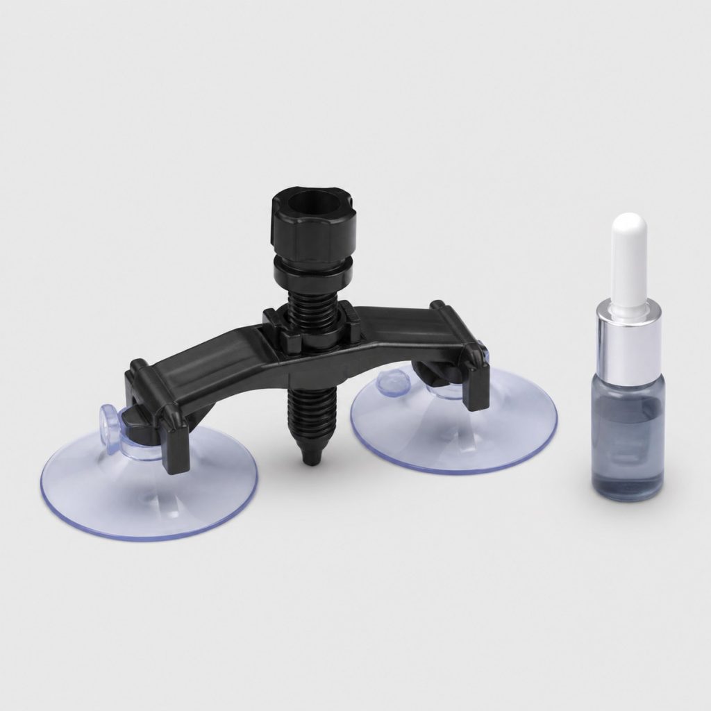 Kit de réparation d'impact de pare-brise, format double