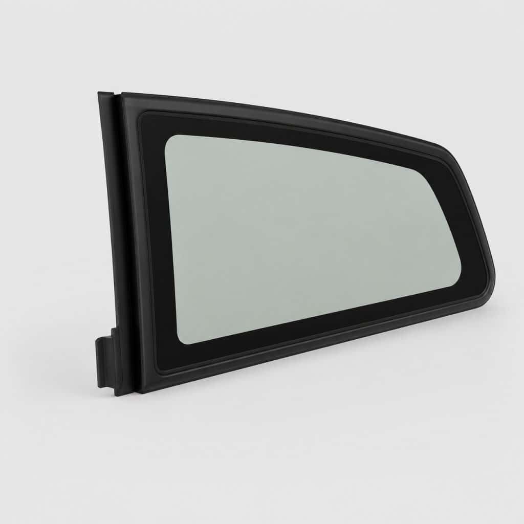 Vitre latérale fixe pour utilitaire compact